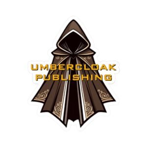 Umblercloak Publishing Logo Sticker — Hooded Cloak Kiss-Cut Vinyl Sticker