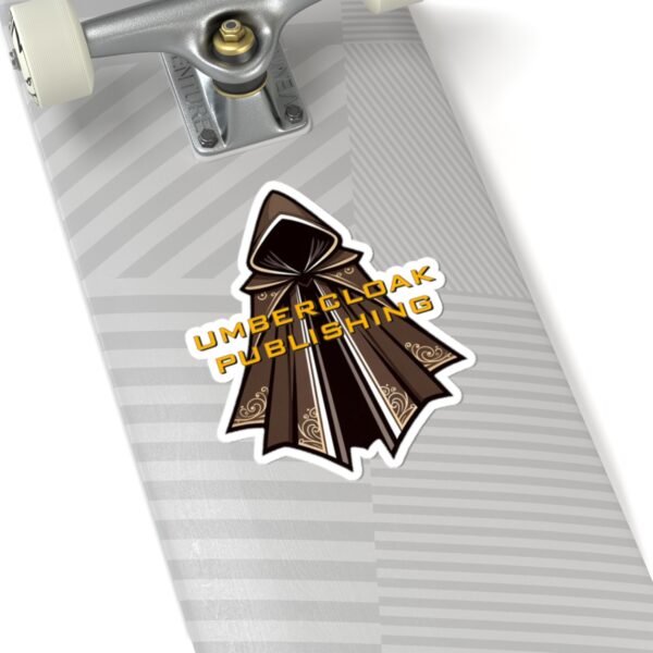 Umblercloak Publishing Logo Sticker — Hooded Cloak Kiss-Cut Vinyl Sticker