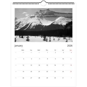 Foisys Photography 2026 Calendar – Stunning Canadian Landscapes, 8.5" x 11"