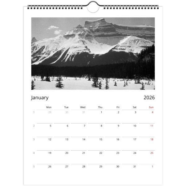 Foisys Photography 2026 Calendar – Stunning Canadian Landscapes, 8.5" x 11"